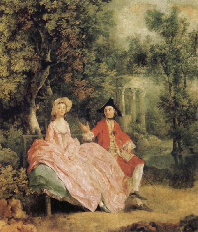 Thomas Gainsborough Lady and Gentleman in a Landscape Germany oil painting art